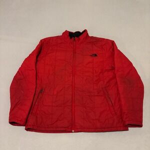 The North Face Mens Thermoball Insulated Quilted Puffer Jacket Red XL NF0A33RO